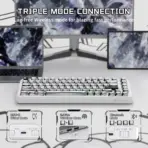 Attack Shark X82 HE Pro Mechanical Gaming Keyboard – 82 Keys, Tri-Mode, Magnetic Switches, RGB, Rapid Trigger, Comic Design, 8000Hz Wired, Hot-Swap, 5000mAh Battery - Image 3