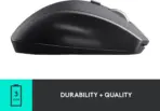 Logitech Marathon Mouse M705 Wireless Optical Mouse With 36Mo Battery, Hyper-Fast Scroll, 2.4GHz Unifying USB Receiver, 5 Customizable Buttons, Ergonomic Design, for Windows - macOS - Chromebook | Black - Image 5