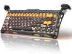 GravaStar Mercury K1 Pro 75% Mechanical Keyboard With Aluminum Alloy Body, Kailh Speedy Mint Linear Switches, Dual RGB, Tri-Mode Wireless, 8000mAh Battery, Windows OS & mac OS | CyberFlare - Image 18