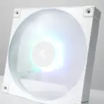DeepCool FD12 ARGB 120mm Fan 3-Pack with Daisy Chain 8-Pin Cable, PWM Control, 63.6 CFM Airflow, Gen 2 Addressable RGB, Quiet Hydraulic Bearings | WHITE - Image 9