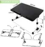 Laptop Table for Bed Height and Angle Adjustable | Multi Purpose  |  Foldable Laptop Stand  - Image 3
