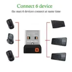 Logitech Unifying Receiver, 2.4 GHz Wireless Technology, USB Plug Compatible with all Logitech Unifying Devices like Wireless Mouse and Keyboard, PC / Mac / Laptop - Black