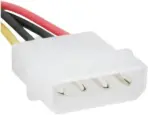 Molex 4-Pin Female to SATA 15-Pin Female Power Cable – 6 Inch Adapter for HDD, SSD, Optical Drives, Fans - Image 3