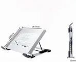 N23-3 Laptop Cooler Stand – Aluminum + ABS + Silicone, Foldable & Adjustable, Heat Dissipation Support with 5° Tilt, Height Range 100–170mm - Image 2