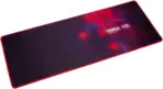 XTRIKE ME MP-206 XL Gaming Mousepad – 770x295x3mm, Black Futuristic Design, Non-Slip Rubber Base, Optimized Surface for Precision Tracking & Smooth Glide - Image 4