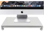 L18 Aluminum Monitor/Laptop Stand – Ergonomic Desktop Riser with 15kg Capacity & Under-Stand Storage for Monitors, Laptops, and Office Devices - Image 2