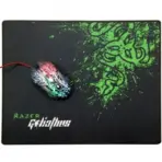 Black Gaming Mouse Pad Rough Surface Control Edition  44cm x 40cm x 3MM - Non-slip Thickened Mouse Mat