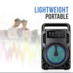 3″ Wireless Bluetooth Speaker GTS-1360 with Extra Bass, 5W Output, SD Card Support, 600mAh Rechargeable Battery, Portable Design, Clear & Powerful Sound - Image 3