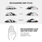 Fantech VX9S Kanata Wired Gaming Mouse, RGB Lighting, 60 IPS Speed, 20G Acceleration, A725F Chipset, Adjustable 400-7200 DPI, Huano 10 Million Switch, White | VX9S-White - Image 10
