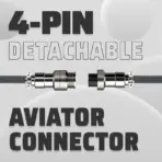 ATTACK SHARK C01PRO Coiled Cable Type-A to Type-C Grey – Double-Sleeved Aviator Keyboard Cable - Image 5
