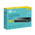 TP-Link 9-Port 10/100Mbps Desktop Switch with 8-Port PoE+, Plug and Play, Auto Recovery, Silent Operation , Long Range 250m , Traffic Separation (LS109P) - Image 5