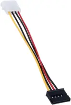 Molex 4-Pin Female to SATA 15-Pin Female Power Cable – 6 Inch Adapter for HDD, SSD, Optical Drives, Fans - Image 2
