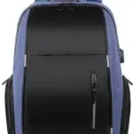 "EZ W001 15.6'' Backpack EXP001 w/ USB Charging, Coded Lock, Reflective Design, Large Capacity, Oxford Fabric, Multi-Layer Storage for School & Travel | Blue"