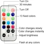Smart 3D LED RGB Wall Lights, Smart RGBIC Hexagon Shape Lights 20 Cm Each  – App Control  Or Remote Control – Music Sync – For Gaming Room Streaming , Gaming Setup, Home Décor , (6 Panels / Pack) - Image 5