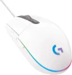 Logitech G G102 Light Sync | Wired Gaming Mouse, 8000 DPI, 6 Programmable Buttons, LIGHTSYNC RGB, Mechanical Button Tensioning, Customizable via G HUB – White - Image 2