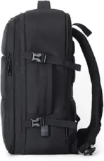 EZ  Waterproof 15.6" Laptop Backpack – Anti-Theft, Travel-Friendly, Breathable Back Support, Business & Commuter Bag – Black (EXP054) - Image 2