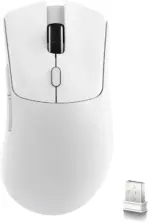 ATTACK SHARK R1 White Tri-Mode Gaming Mouse | 49g Superlight, 800–18000 DPI, PAW3311 Sensor, 200h Battery, USB-C, BT5.2, RGB, HUYU Switches, TTC Encoder, Self-Developed Driver - Image 2