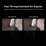 BenQ Zowie XL2586X | 24.1 | Fast TN 540Hz 0.5ms Gaming Monitor for Esports | Motion Clarity DyAc2 | 1080p | XL Setting to Share | Shielding Hood | New Industrial Grade Ball Bearing Height Adjustment - Image 6