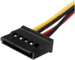 Molex 4-Pin Female to SATA 15-Pin Female Power Cable – 6 Inch Adapter for HDD, SSD, Optical Drives, Fans - Image 4