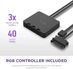 NZXT F140 RGB DUO Cooling Fan - 2 Pack (RF-D14DF-W1) - Image 6