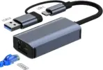 USB 3.0 / Type-C Gigabit Ethernet Adapter OTG USB C RJ45 Network Card Network Extension Cable Splitter - Image 6