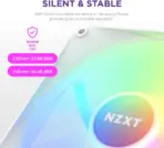 NZXT F120 RGB Core Triple Pack White - Image 3