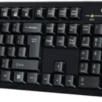 Genius KM-8101 2.4GHz Wireless Multimedia Keyboard and Mouse Combo With Dongle -  12× Multimedia FN Keys - Battery Powered - English & Arabic - Compatible Windows Mac OS - Black 