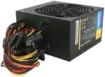 Power Supply 450 Watts PSU with 120mm Silent Cooling Fan, Dual +12 V Rails, ATX12V 2.3. Non-Modular - Black