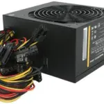 Power Supply 450 Watts PSU with 120mm Silent Cooling Fan, Dual +12 V Rails, ATX12V 2.3. Non-Modular - Black