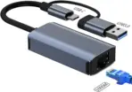 USB 3.0 / Type-C Gigabit Ethernet Adapter OTG USB C RJ45 Network Card Network Extension Cable Splitter