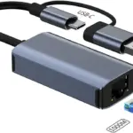 USB 3.0 / Type-C Gigabit Ethernet Adapter OTG USB C RJ45 Network Card Network Extension Cable Splitter