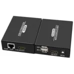 60M HDMI KVM Extender with Loop-Out | Supports 1080P/60Hz Video | USB Keyboard & Mouse Extension | CAT5e/CAT6 Transmission Up to 60m | Rack-Mountable - Image 9