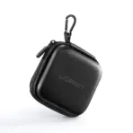 UGREEN Headphone & Gadget Organizer Bag – Black | Shockproof & Waterproof EVA Travel Case for Earbuds, Chargers, USB, SD Cards, Cables | Lightweight Portable Storage Pouch - Image 2