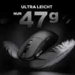 RK ROYAL KLUDGE M3 Wireless Gaming Mouse Huannuo Dark Night 30,000 DPI PAW3950 Sensor, 47g Lightweight, 8000Hz Polling, 5 Programmable Buttons, Tri-Mode Wired/2.4G/BT - Image 4
