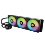 Thermaltake X360 ARGB 360mm AIO Liquid CPU Cooler, 394x120x27mm Radiator, 3x120mm Fans, 58.7CFM, 1800RPM, 29.8dBA, Intel LGA1700 20XX 115X AMD AM5 | BLACK - Image 2