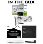ASUS Prime GeForce RTX 5070 White OC Edition 12GB GDDR7 Graphics Card – AI 988 TOPS, 2587MHz OC Mode, 6144 CUDA Core, DLSS 4, PCIe 5.0, 2.5-Slot SFF Design, Dual BIOS, Axial-Tech Cooling, Blackwell Architecture Powerhouse - Image 8