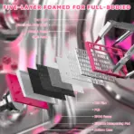 ATTACK SHARK R82 HE 75% Wired Magnetic Gaming Keyboard With 8000Hz Polling Rate, 0.005mm Rapid Trigger Accuracy, 256KHz Scan Rate, 5-Layer Sound Damping, And RGB Backlight | Rose Contour - Image 10