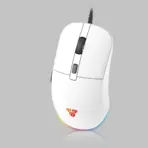Fantech VX9S Kanata Wired Gaming Mouse, RGB Lighting, 60 IPS Speed, 20G Acceleration, A725F Chipset, Adjustable 400-7200 DPI, Huano 10 Million Switch, White | VX9S-White - Image 2