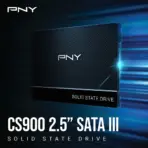PNY CS900 2.5'' SATA III 1TB SSD, High-Speed 550MB/s Read 500MB/s Write, Durable Non-Volatile NAND, Silent Cool Energy Efficient HDD Replacement | SSD7CS900-1TB-RB