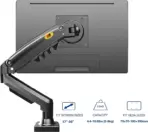 NB F80 17″-30″ Full Motion Ergonomic Monitor Arm - Image 4