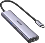 UGREEN 5-in-1 USB-C Multiport Adapter | 4K HDMI, 100W PD, USB 3.0 & USB 2.0 | Ultra-Fast File Transfer | Broad Compatibility | Compact & Travel-Ready Hub - Image 4