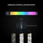 Lian Li Strimer Wireless 8-Pin ARGB GPU Extension Cable White, 382mm, Dual 8-Pin Compatible, 2.4 GHz Wireless Control, L-Connect 3 Software, Controller Required - Image 5