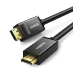 UGREEN 2M DisplayPort to HDMI Cable 4K Uni-Directional | Gold-Plated Connectors | Passive DP Male to HDMI Male | Stable Signal, Shielded, Durable PVC Build