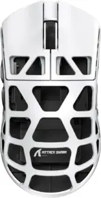 ATTACK SHARK R3 White Wireless Gaming Mouse – 46g, PAW3395 26K DPI, 8000Hz Polling, Tri-Mode BT/2.4G/Wired, Kailh GM 8.0, Lightweight CNC Magnesium Shell - Image 2