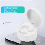 JX-05S Bluetooth Smart Ring Remote Control with Charging Case, Bluetooth 5.3, 48H Use, iOS & Android Compatible, Selfie, Media & Page Control, White