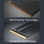 ASIAHORSE PCIe 4.0 Pro Max 90° Riser Cable – 20cm Ultra-Flexible Extension, Full-Speed PCIe 5.0/4.0 Support, EMI Shielding, High Stability for Vertical GPU Mounting - Image 2