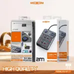 Moxom MX-ST17 12-in-1 Power Strip with 7 USB Ports, 1 PD 20W Outlet, and 2-Meter Extension Cord - Image 3