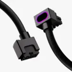 ASIAHORSE Hydrus 8-Pin ARGB GPU B Extension Cable – 30cm, Black, 18AWG Wire, 12V RGB Lighting, 25A Current, 300W Power, Premium PVC Sleeving for High-Performance GPUs