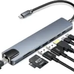8 IN 1 TYPE-C TO HDTV+ PD/2USB/TYPE-C/SD/TF/RJ45
