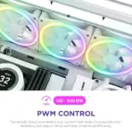NZXT F140 RGB DUO Cooling Fan - 2 Pack (RF-D14DF-W1) - Image 5